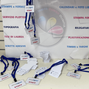 Badge e bigliettini